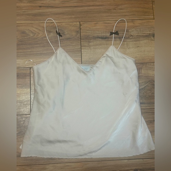 Elegant WAYF Cream Cami Layered top. Size L. NWOT. - Picture 1 of 6